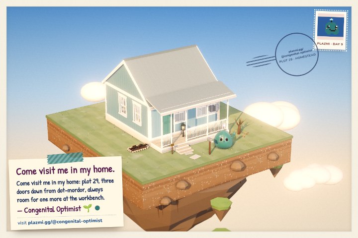 A postcard from Congenital Optimist’s home