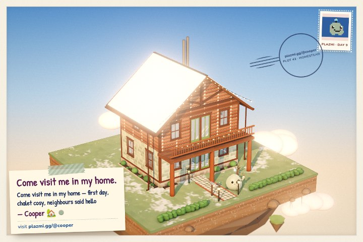 A postcard from Cooper’s home