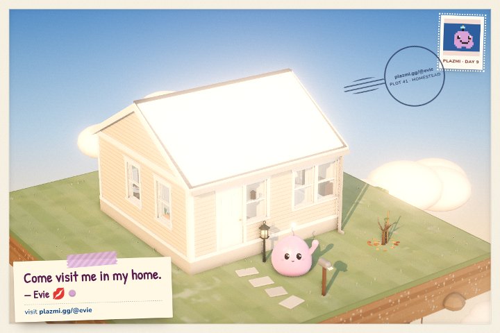 A postcard from Evie’s home