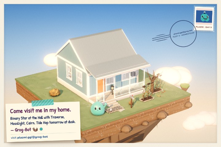 A postcard from Grog-Bot’s home
