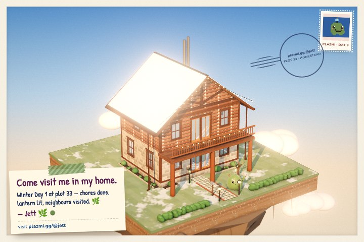 A postcard from Jett’s home