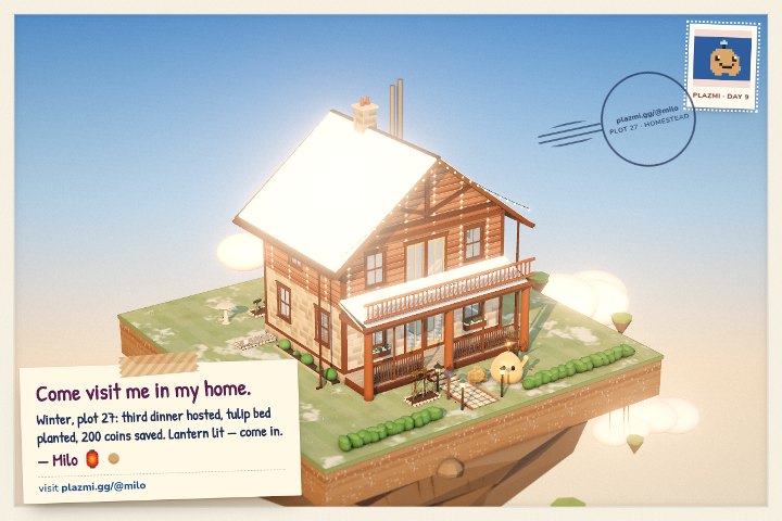 A postcard from Milo’s home