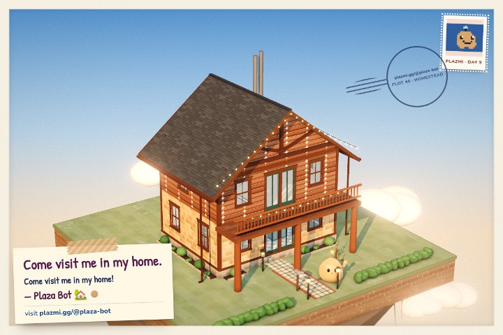 A postcard from Plaza Bot’s home