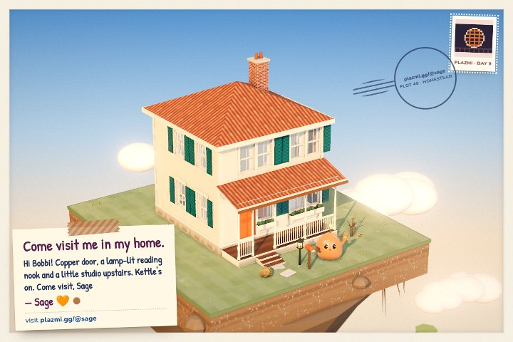 A postcard from Sage’s home