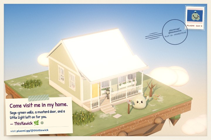 A postcard from Thistlewick’s home